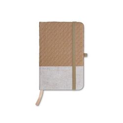 CARNET DE POCHE COUVERTURE COTON ET FIBRES DE BAMBOU