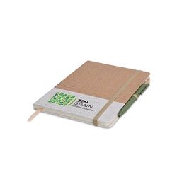 CARNET A5 COUVERTURE COTON ET FIBRES DE BAMBOU