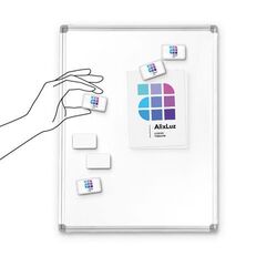 MAGNET RECTANGLE 55x34 mm - AIMANT PUISSANT, SUPPORT DE PLAN