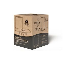 CHARGEUR PAR INDUCTION 10W AVEC FONCTION HUB ET POT A CRAYONS EN rAlu