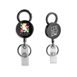 BADGE: PORTE-BADGES RETRACTABLE COQUE EN METAL