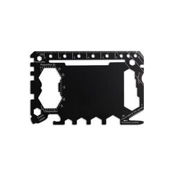 CARTE OUTIL MULTIFONCTION EN ACIER INOXYDABLE