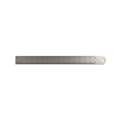 REGLET PRECISION INOX 170x15 mm AVEC TROU DE SUSPENSION