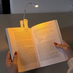 LAMPE LED DE LECTURE FLEXIBLE AVEC PINCE
