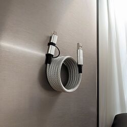 CABLE DE CHARGE 6 EN 1 A ENROULEMENT MAGNETIQUE