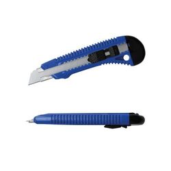 CUTTER PLASTIQUE PROFESSIONNEL AVEC GUIDE METAL ET BLOCAGE DE LAME