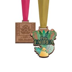 MEDAILLE SUR-MESURE MDF EP 3 mm MAXI 80 cm2 AVEC CORDON SATIN
