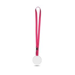 MEDAILLE EN PMMA EP 3 mm ENTRE 30 ET MAXI 80 cm2 AVEC CORDON SATIN