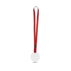 MEDAILLE EN PMMA EP 3 mm ENTRE 30 ET MAXI 80 cm2 AVEC CORDON SATIN