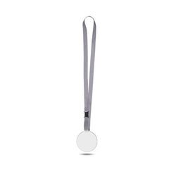 MEDAILLE SUR-MESURE PMMA EP.3 mm MAXI 80 cm2 AVEC CORDON SATIN
