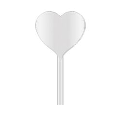 AGITATEUR MELANGEUR  A COCKTAIL COEUR SPATULE 190 mm