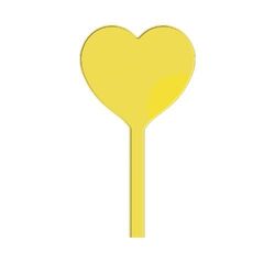 AGITATEUR MELANGEUR  A COCKTAIL COEUR SPATULE 190 mm