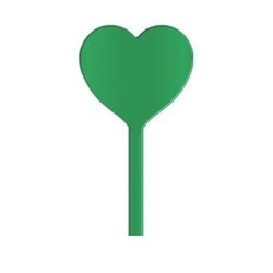 AGITATEUR MELANGEUR  A COCKTAIL COEUR SPATULE 190 mm