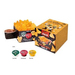 Nacho Box, Nachos au paprika et au chili, Salsa Dip Spicy