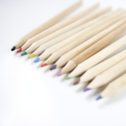 Set 12 crayons dans son coffret - Naturel