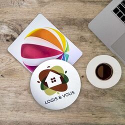 Tapis de souris Rond BUDGET