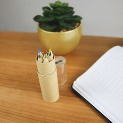 Set 6 crayons et taille crayon