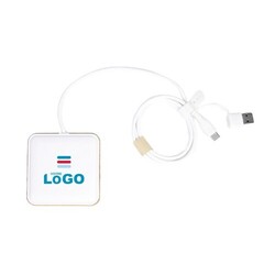 Chargeur sans fil magnétique Blanc