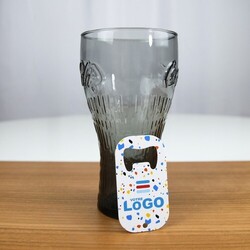 Ouvre-bouteilles en inox - Blanc