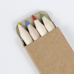 Set 4 crayons de couleur - Naturel
