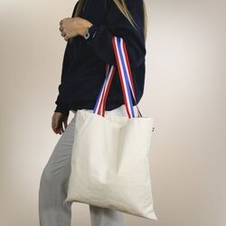 Sac coton ALFRED tricolor - France