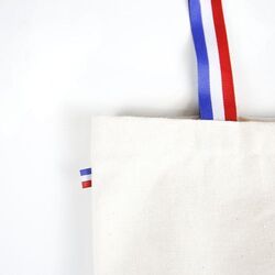 Sac coton ALFRED tricolor - France