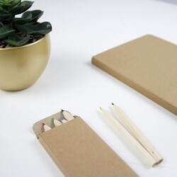 Set 6 crayons de couleur - Naturel