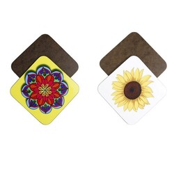 Dessous de verre - Blanc