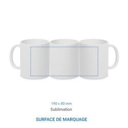 Mug BUDGET Qualité AAA Blanc - 325 ml