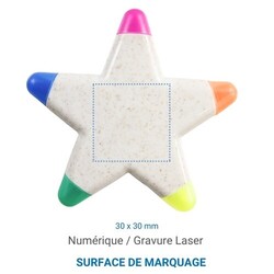 Surligneur ETOILE - Naturel