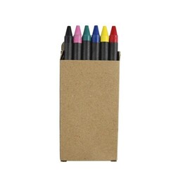 Set 6 crayons PASTEL - Naturel