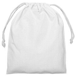 Pochon coton FIDJI M 155 - Blanc