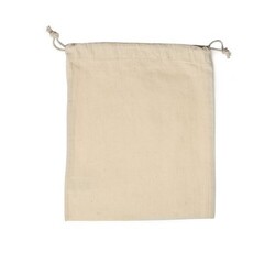 Pochon coton FIDJI M 155 - Blanc