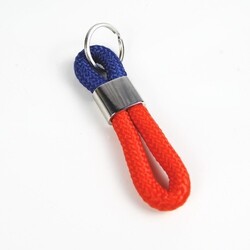 Porte-clés CORDE 21 - Rouge / Bleu foncé