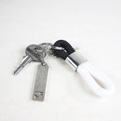 Porte-clés CORDE 21 - Rouge / Bleu foncé