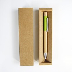 Stylo bille NATURA - Bleu Foncé