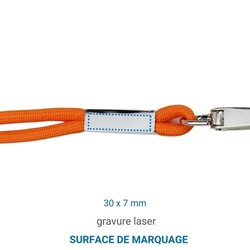 Lanyard Métal 29 - Noir