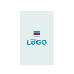 Sticker de sol brillant RECTANGLE blanc