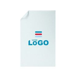 Sticker de sol mat RECTANGLE repositionnable blanc - 100x120cm