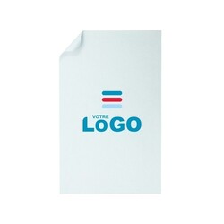 Sticker de sol mat RECTANGLE repositionnable blanc - 40x60cm