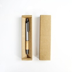 Stylo bille BAMBOU ALU - Noir