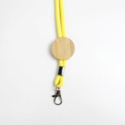 Lanyard BOIS 15 - Jaune