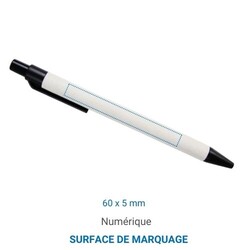Stylo Brique de lait recyclé - Ecru