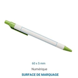 Stylo Brique de lait recyclé - Ecru