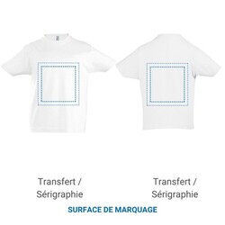 T-shirt Enfant REGENT KIDS Blanc 4 ans