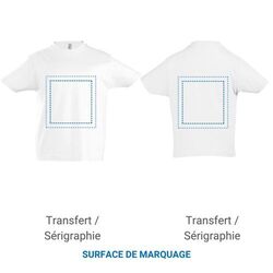 T-shirt Enfant REGENT KIDS Blanc