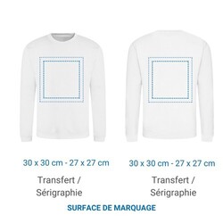 Sweat col rond AWDIS - Vert XL