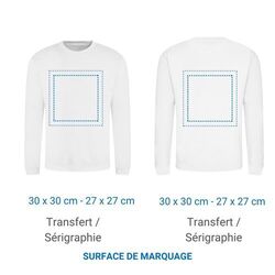 Sweat col rond AWDIS Unisexe
