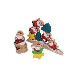InSideOut  Jeu d'équilibre du Père Noël en bois