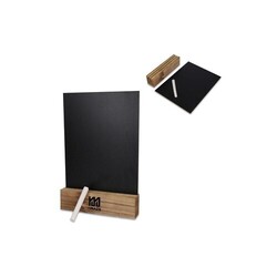 Tableau noir dans un support en bois